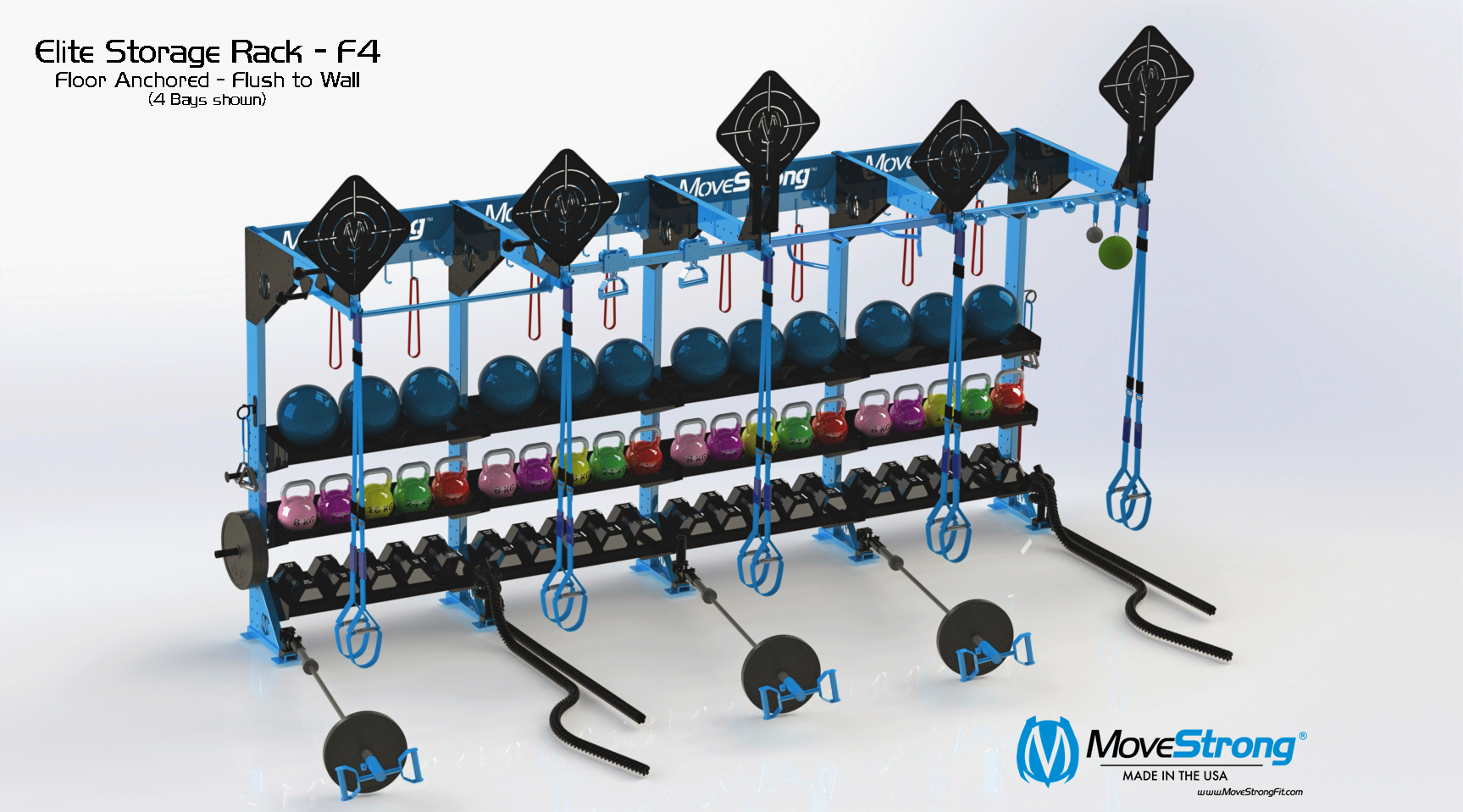 Elite Storage Solutions Added For Flush Wall Placement - MoveStrong